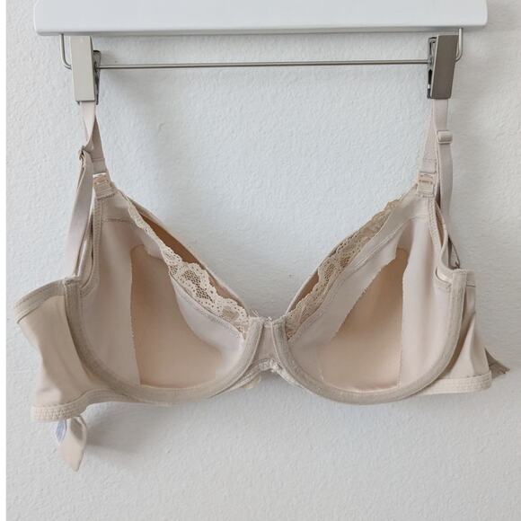 WACOAL Underwire T-Shirt Nursing Bra Full Coverage Everyday Sand 859221 Sz 32DDD - Picture 6 of 7